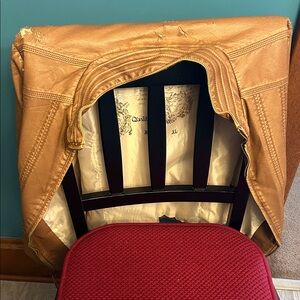 Camel colored Leather Jacket with damage